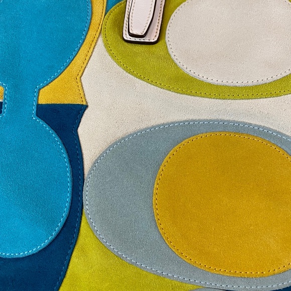 Brand New Vintage Suede Coach Bag Limited Edition - Picture 3 of 9